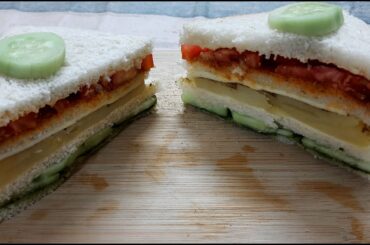 Sandwich Recipe | Tri Colour Sandwich Recipe Breakfast Recipe Healthy Recipe