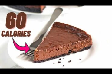 60 CALORIE CHOCOLATE CHEESECAKE RECIPE- Low calorie cheesecake
