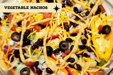 Vegetable Nachos recipe | Diet nachos | weight loss nachos| low calories nachos| healthy recipes