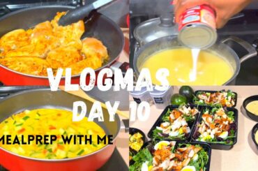 HEALTHY MEAL PREP | CHICKEN MEAL PREP | VLOGMAS DAY 10 | @julianscorner7508