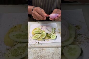 Bina Bread Ka Sandwich Khalo Guys | Bread Less Healthy Sandwich #shorts#creatingforindia#streetfood