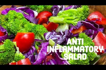 Anti inflammatory salad recipe. Weight loss recipe. Antioxidant salad recipe. Healthy salad