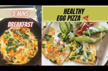 Egg Pizza / Kids breakfast ideas / Healthy breakfast for kids / Kids food ideas