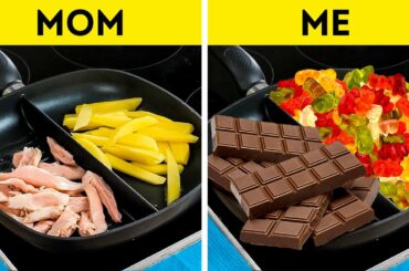 HEALTHY FOOD vs FAST FOOD || Yummy Recipes For Every Occasion