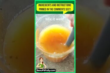 Orange Juice And Apple Cider Vinegar For Weight Loss! #tiktok #weightloss #drink #ytshort #shorts