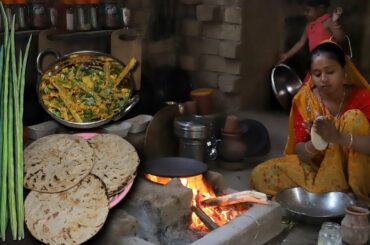 Healthy Drumstick Recipe Of Village || Gujarat village Cooking || Village kitchen routine