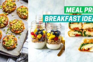 BREAKFAST MEAL PREP RECIPES | 5 Healthy Breakfast Recipes for Busy Mornings