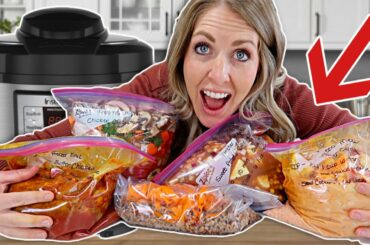 5 HEALTHY Freezer Meals for the Instant Pot or Crock Pot