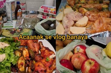 Healthy Grocery Haul|Healthy Dinner recipe |Baked chicken with vegetables|Pakistani mom in NZ.