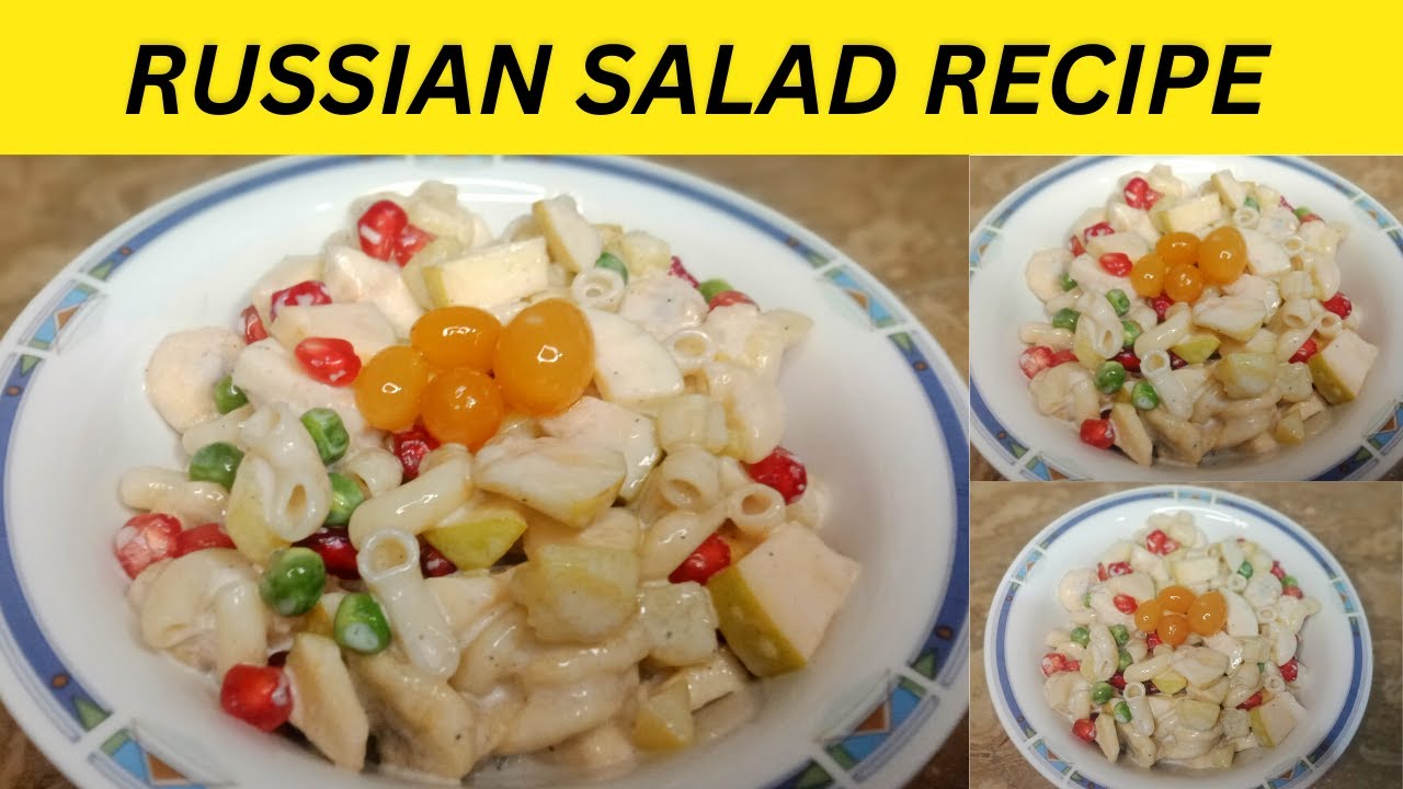Russian Salad Recipe || Healthy Salad Recipe || protein salad recipe || Russian Salad Recipe || Healthy Salad Recipe || protein salad recipe ||