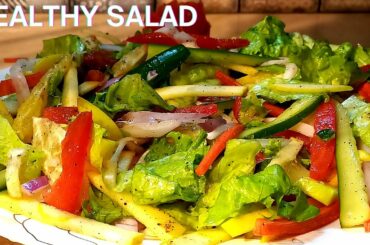 Salad / Healthy Salad / Salad Recipe / Quick and Simple Recipe / Vegetable & Fruits Salad, Delicious