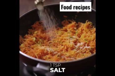 Carrot rice/Lunch box recipe/variety rice recipes#ricerecipes#foodie#goodfood#healthy#shorts#viral#