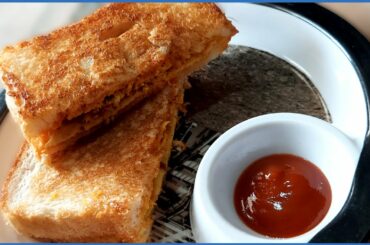 Egg ghotala sandwich | omelette sandwich | healthy breakfast recipe