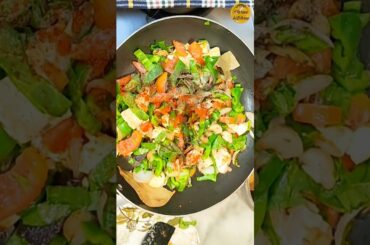 Healthy Vegetable Stir Fry Weight Loss Recipe #shorts #newrecipe #viral #nasta #weightloss #recipe