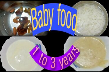 Baby food for weight gain & Bone strength  || Healthy recipes for baby food || baby food