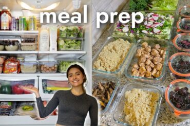 Healthy Meal Prep for a Busy Week! Salad, Sesame Tofu, Protein Bowls
