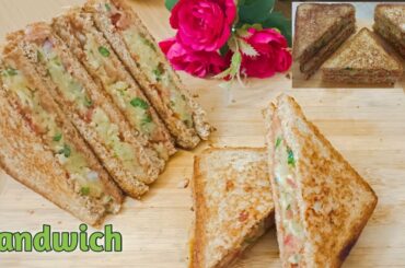 Aloo Sandwich l Potato Cheese Sandwich l Easy Breakfast Recipe l kids Lunch Box Recipe l Sandwich.