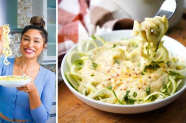 Alfredo Sauce that’s actually Healthy | Creamy | Low calorie | Low Carb | Better than store bought!