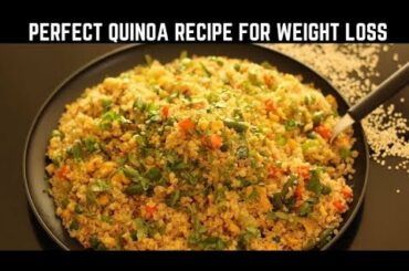 Quinoa Fried Rice - Healthy Quinoa Recipes For Weight Loss - Easy Quinoa Recipes #tehelkakd