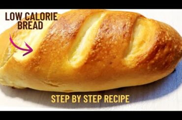 Super Soft Low calorie bread recipe-Easy healthy bread recipe