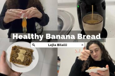 OATS BANANA BREAD | healthy recipe, forgetting ingredients? #shqip