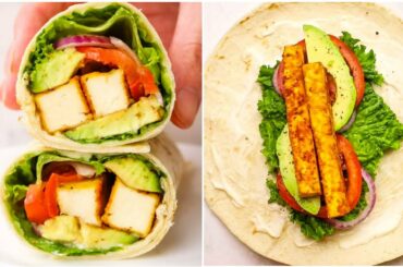 PERFECT QUICK, HEALTHY LUNCH - SUPER EASY VEGAN TOFU TORTILLA