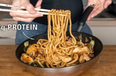 This Healthy Noodle Bowl has 62g of Protein