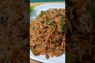 fried rice & chicken leg fry#shorts#healthy and tasty recipes