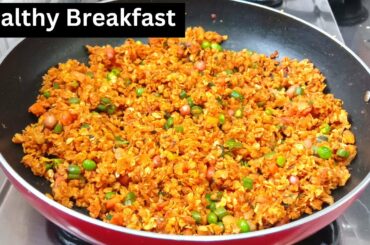 Easy Oats Breakfast Recipe | Healthy Breakfast Ideas | Weight Loss Recipe  | Oats Upma Recipe