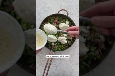 Broccoli, Bacon, and Cheese Skillet, Easy Dinner Recipe