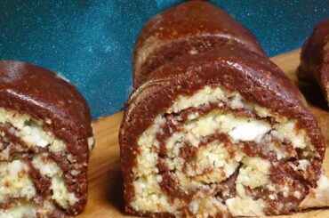 No-Bake Swiss Rolls / No Sugar / Vegan Low-Calorie Dessert