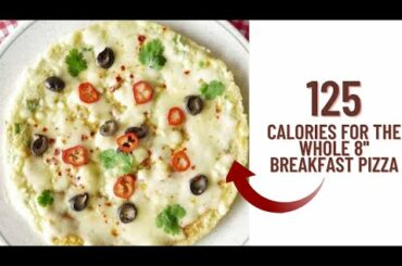 Low calorie egg pizza in holidays-Low calorie high protein pizza