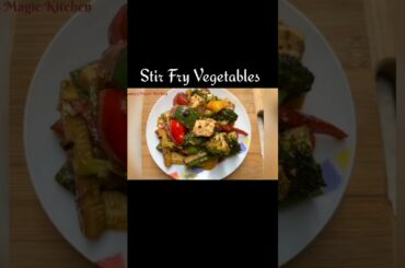 Vegetable Stir Fry Recipe | Restaurant Style Stir Fry Vegetables | Broccoli Salad #shorts