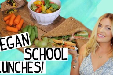 Easy & Healthy VEGAN LUNCH IDEAS for Back to School!
