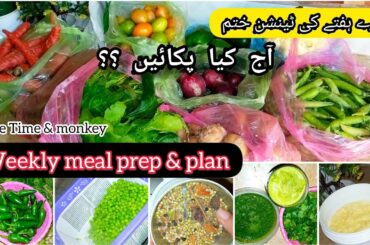 Full Week Menu Preparations For Lunch & Dinner || Easy healthy meal preps & planning