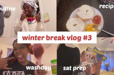 winter break vlogs | morning routine | healthy recipes | washday | college prep | vlogmas part 3
