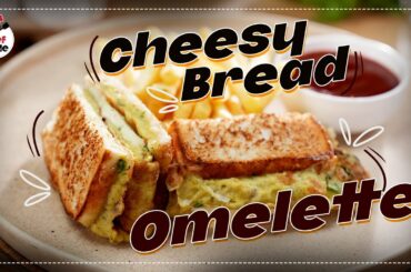 Cheesy Bread Omelette Recipe | Healthy Breakfast Recipe | Street-Style Egg Sandwich | Chef Code