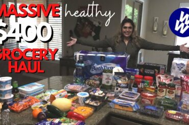 MASSIVE $400 *HEALTHY* GROCERY HAUL!! - NEW FOOD FINDS & POINTS INCLUDED - WEIGHT WATCHERS!