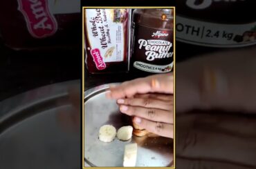 High Protein Peanut butter Sandwich... #shorts