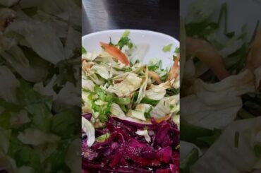 Healthy vegetables Salad Recipe/ASMR #shortvideo