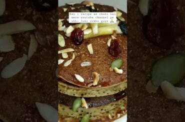 Healthy recipes | Banana Pancake #breakfast #series #day1 #viral #trending #shorts #yoitubeshorts #1