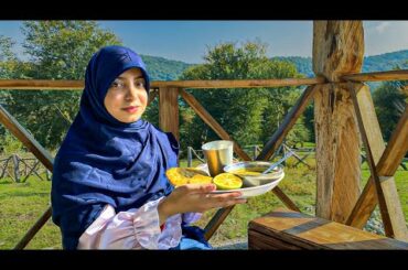 Fresh Healthy Spinach Soup Recipe with Local Bread | Village Lifestyle of Iran