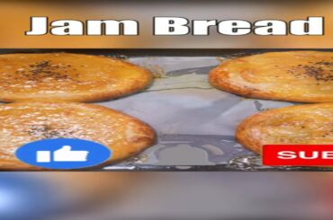 How to Make Delicious and Easy Homemade Jam Bread Recipe#shorts