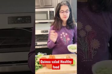 Quinoa salad is quick healthy food for everyone quick recipe protein and fiber #learnwithme #english
