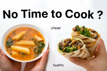 These Quick Meals are a Lifesaver (healthy, cheap & vegan)