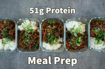 Meal Prep For The Week In Under An Hour | Beef Stir Fry Recipe