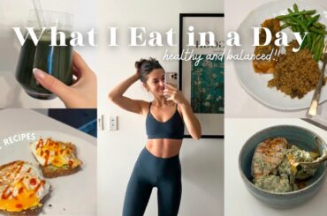WHAT I EAT IN A DAY: Healthy and Balanced Meals.