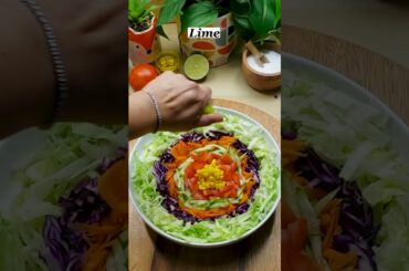Rainbow Salad for Weight Loss | Salad Recipe #bestcurry #shorts  #asmr  #salad  #weightlossrecipe