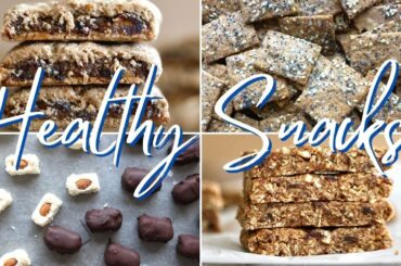 4 Healthy Alternatives to Processed Kid's Snacks! MEAL PREP SNACKS for the WEEK!