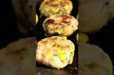 Corn Palak Vada Pav | Corn Palak Tikki | Healthy Recipes | Palak Corn Vada Pav